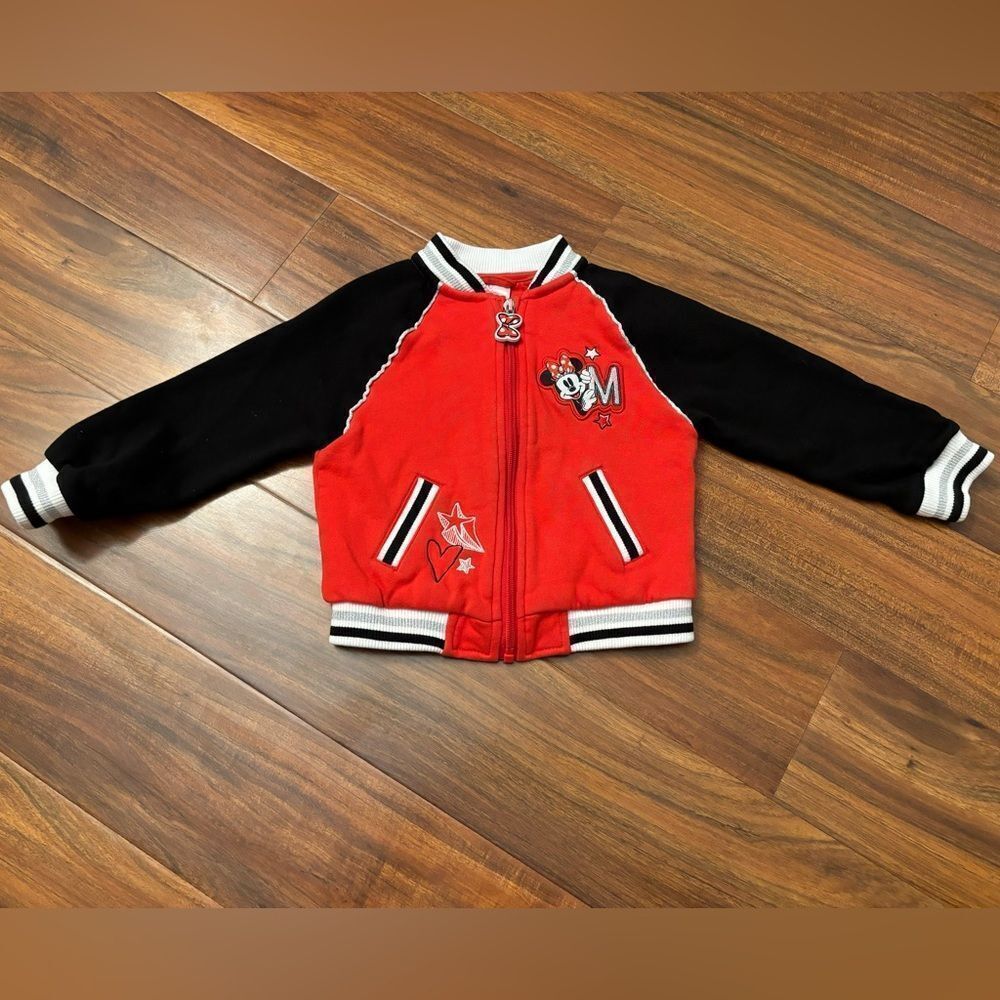 Disney Minnie Mouse red/black varsity-like jacket